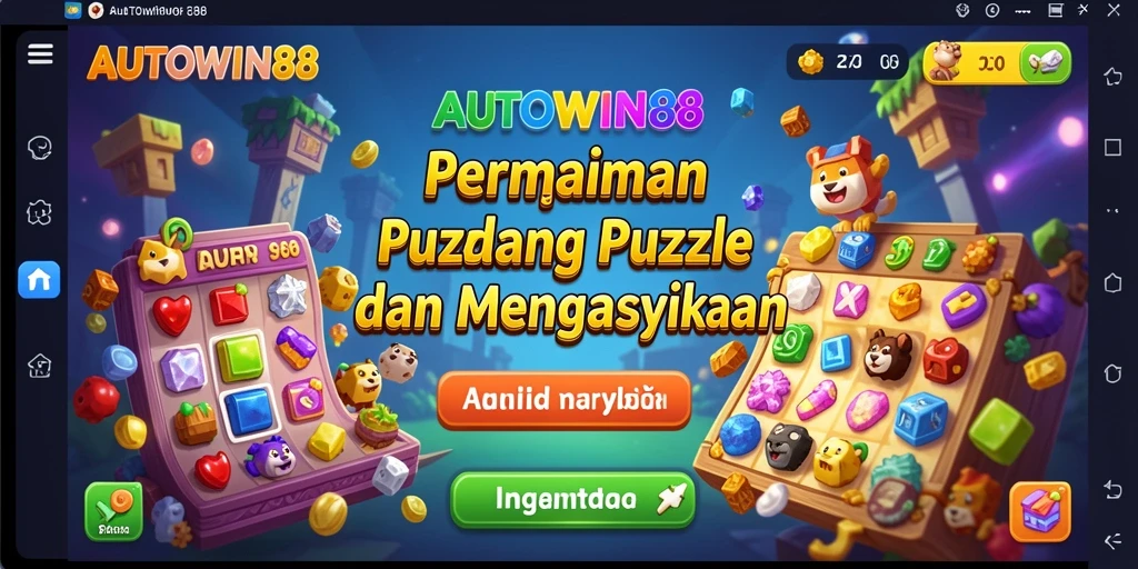 Screenshot AUTOWIN88 menampilkan gameplay Puzzle yang mendebarkan.