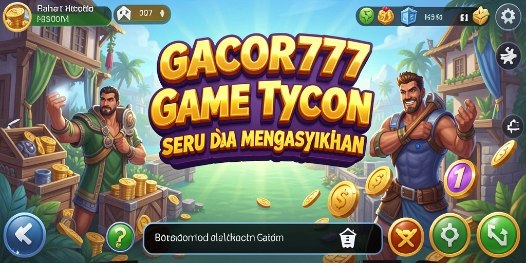 Tampilan gameplay GACOR777 yang intens dan strategis dalam manajemen bisnis.