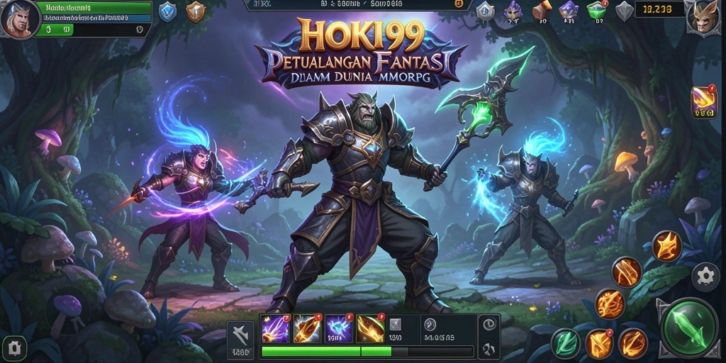Gameplay HOKI99 yang seru dan penuh aksi dalam dunia MMORPG.