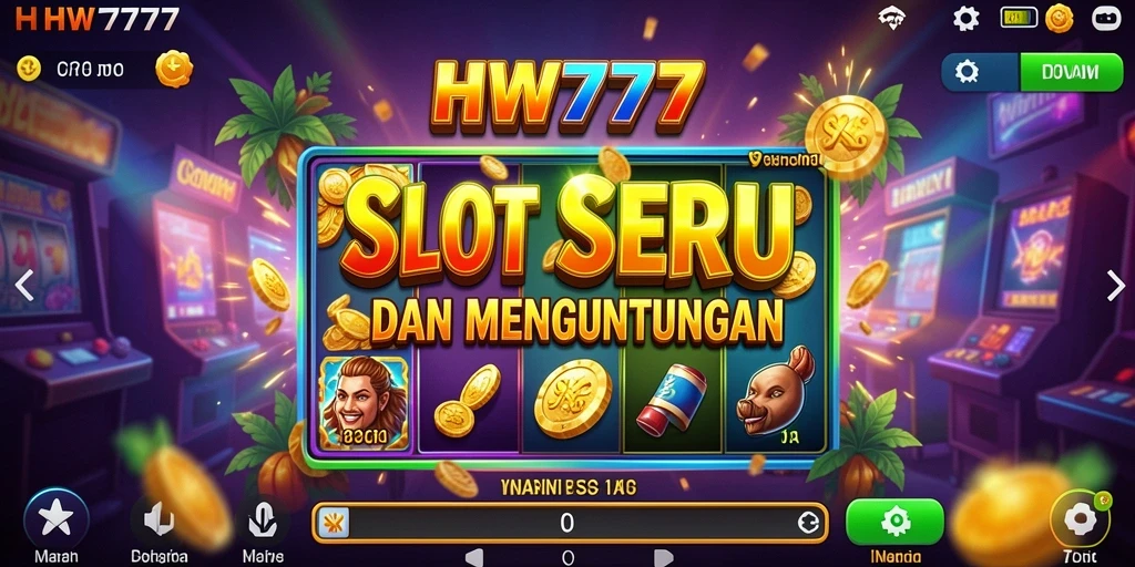 Tampilan gameplay HW777 yang menarik dan berwarna.