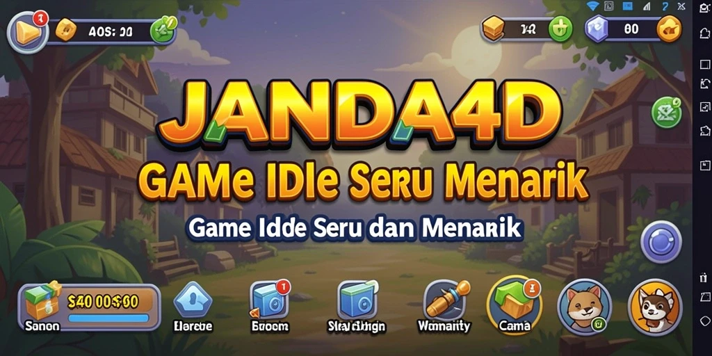 Tangkapan layar JANDA4D menampilkan gameplay Idle yang menarik.
