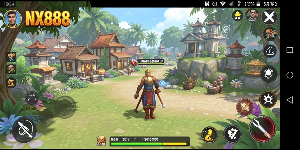 Tampilan gameplay NX888 yang menarik dan menghibur.