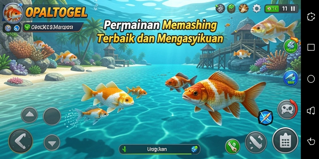 Gameplay OPALTOGEL yang menakjubkan dalam aktivitas memancing.