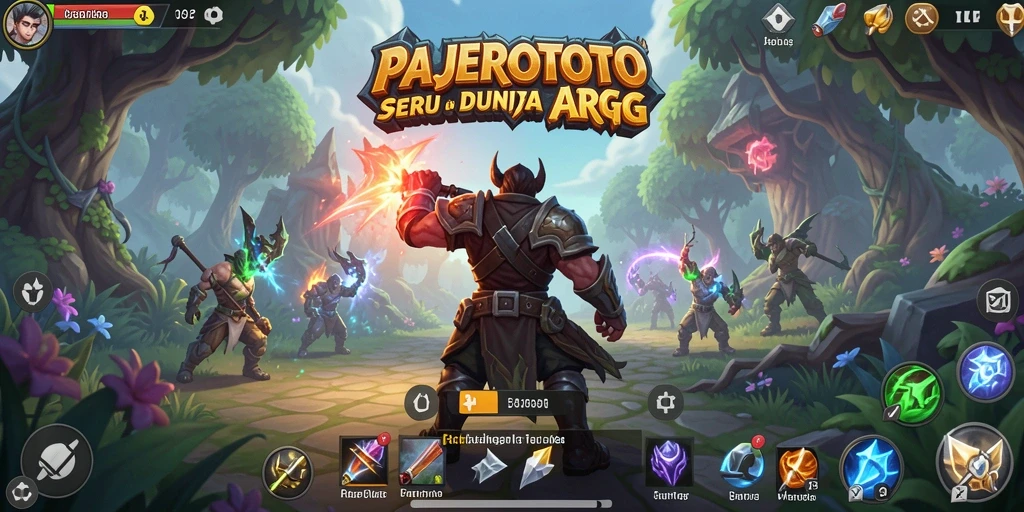 Tampilan menarik dari gameplay seru PAJEROTOTO di dunia ARPG.
