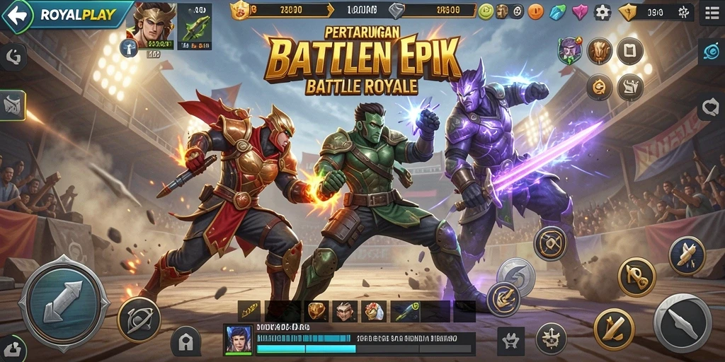 Gameplay intens di ROYALPLAY yang membuat adrenalin terpacu.
