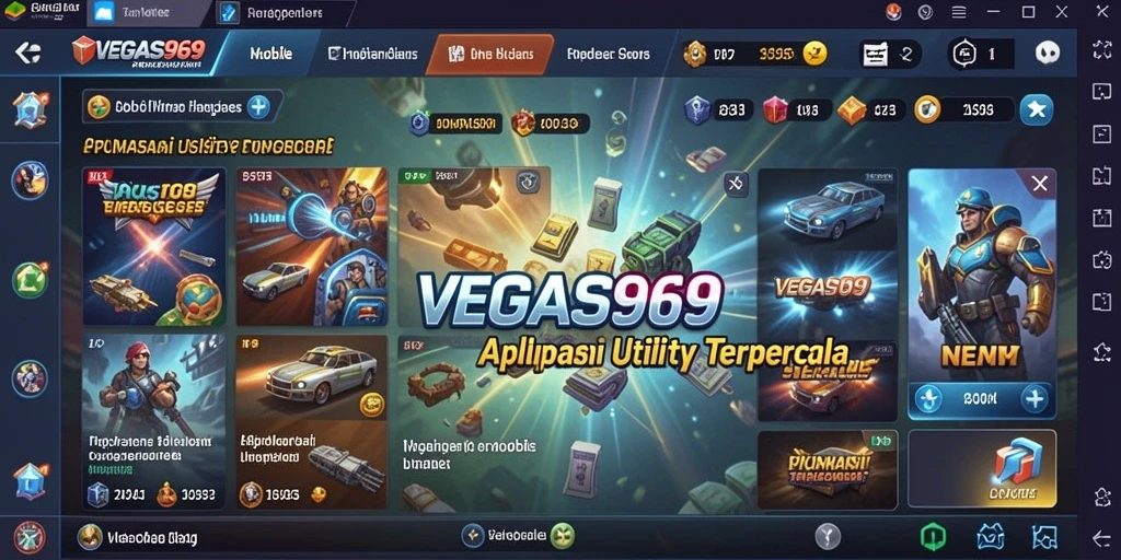 Tampilan utama VEGAS969 dengan fitur manajemen tugas yang intuitif.