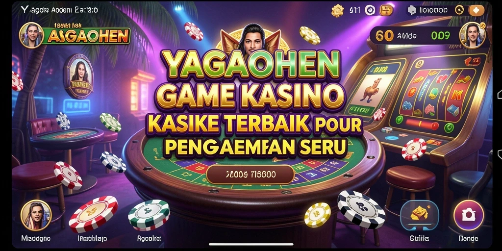 Tampilan gameplay seru YAGAOHEN yang menampilkan berbagai permainan Kasino.