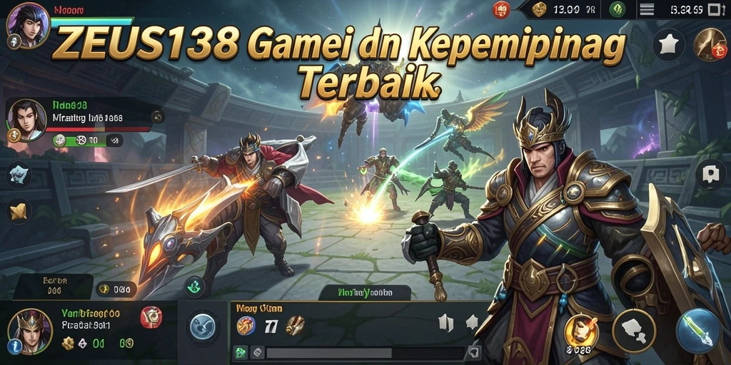 Tampilan screenshot utama ZEUS138 menampilkan berbagai fitur gameplay SLG.
